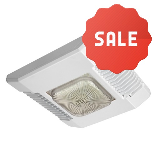 Cree Direct Mount LED Canopy, Drop Lens 145 Watt, White Finish - Fast Shipping - Lighting Products
